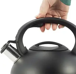 Чайник Happy Kettle з нержавіючої сталі зі свистком матовий Ofenbach 19.5 см kuh0006803 - мініатюра 5