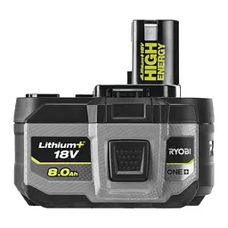 Акумулятор ONE+ RB1880T High Energy Lithium+ 18В 8А·год Ryobi hoz0014313 - мініатюра 5