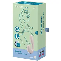 Вакуумний смарт вібратор Satisfyer Sunray Pink - мініатюра 5