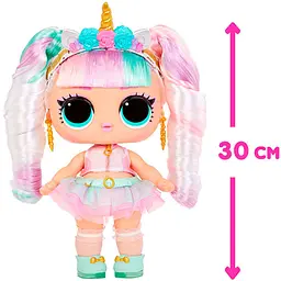 Ігровий набір з мегалялькою L.O.L. Surprise Big Baby Hair Hair Hair Єдиноріг (579717) - мініатюра 2