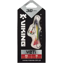 Балансир Viking Fishing Yeti Ice Jig 50mm 12.0g #2 Green Glam - мініатюра 2
