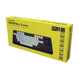 Клавіатура Hator Rockfall 3 Mecha TKL QMK/VIA Orange Wireless Black (HTK850UA) - мініатюра 6