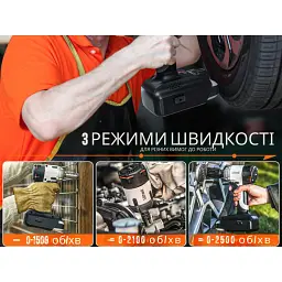 Акумуляторний ударний гайковерт Litheli безщітковий, живлення від павербанку (УМБ Litheli Power Bank 12500 mAh, 45 W, 2А в комплекті) - мініатюра 12