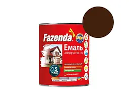 Емаль алкідна ПФ-115 FAZENDA коричневий 2.8кг