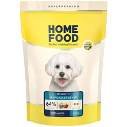 Гіпоалергенний сухий корм для собак Home Food Adult Mini малих порід з фореллю та рисом 700 г