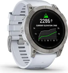 Смарт-годинник Garmin Epix Pro [Gen 2] Sapphire Edition 51mm Titanium with Whitestone Band [010-02804-10] [86531] - мініатюра 2