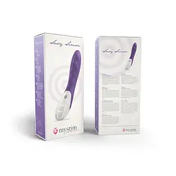Потужний вібратор Mystim Sassy Simon Purple з двома моторами і стимулюючим рельєфом - мініатюра 13