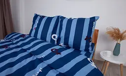 Постільна білизна євро ТЕП Soft dreams Line Blue 2-03859-26458 200х215 см блакитна - мініатюра 3