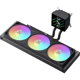 Система водяного охолодження GameMax Glacier 360 LCD Black [166118] - мініатюра 3