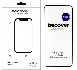 Скло захисне BeCover Xiaomi Redmi Note 14 4G 10D Black (713098) - мініатюра 2