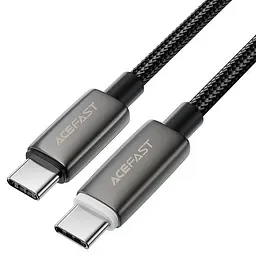 Дата кабель Acefast C23-03 Type-C to Type-C 60W (1.2m) Black - мініатюра 2