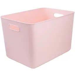 Ящик для зберігання МВМ My Home FH-14 XXL 360х257х240 мм світло-рожевий (FH-14 XXL LIGHT PINK)