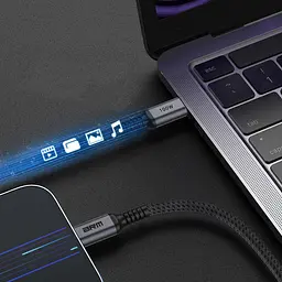 Кабель ArmorStandart PD 100W Aluminum Alloy 1m Black-Grey (ARM69370) - мініатюра 4
