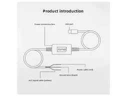 Кабель для відеореєстратора з підтримкою режиму паркування 70Mai Hardware Kit MiDrive UP03 - мініатюра 4