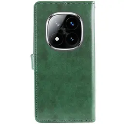 Шкіряний чохол-книжка GETMAN Gallant (PU) для Xiaomi Redmi Note 15 Pro 5G Зелений - мініатюра 5