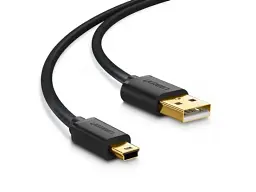 Кабель UGREEN US132 USB Type-A 2.0 to Mini USB 1m Black (10355)