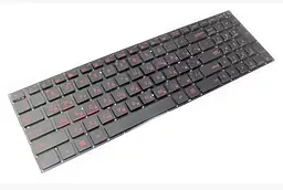Клавіатура + КлавіатурнаПлата Asus G501J/ G501JW/ G501V/ G501VW чорна + російська + підсвічування оригінал