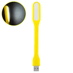 Лампочка світильник гнучка USB 5v 1.2w Жовта