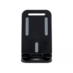 Настільна підставка для телефону чорна, тримач телефону XO C73 Folding desktop - мініатюра 3