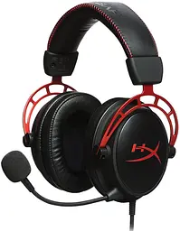 Гарнітура ігрова Cloud Alpha, mini-jack/dual 3.5 мм, 1.2м/2м чорно-червоний HyperX teh0013114