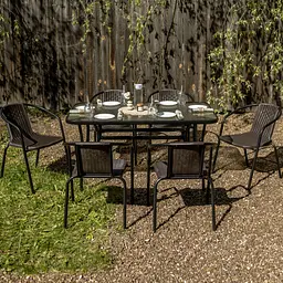 Комплект садових меблів 4Points Ravello-6 з прямокутним столом 140x80x70 см - мініатюра 3