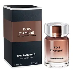 Туалетна вода для чоловіків Karl Lagerfeld Bois d´Ambre Les Parfums Matieres 50 мл (KL008A58) - мініатюра 2