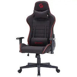 Ігрове крісло GamePro Size L Fabric Black&Red (GC575FB) - мініатюра 3