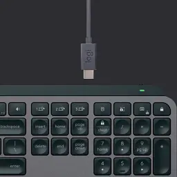 Клавіатура Logitech MX Keys S Plus Palmrest Wireless UA Graphite [920-011589] [94355] - мініатюра 7
