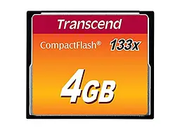 Карта памяти Transcend CompactFlash Card 133X 4GB (TS4GCF133)
