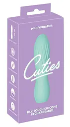 Вібратор Cuties Mini 10.8 см бірюзовий - мініатюра 8