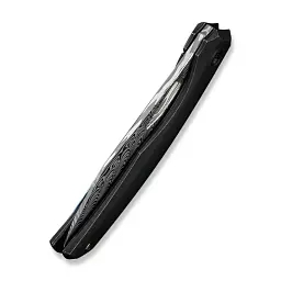 Ніж складаний туристичний WE Knife Ignio Damasteel 83,9 мм титановий чорний - мініатюра 7