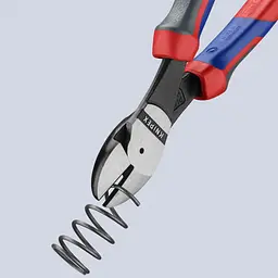 Кусачки бокові (бокорізи) особливої потужності O4,2мм, 200мм KNIPEX 74 02 200, фосфатовані - мініатюра 3
