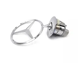 Емблема приціл на капот Mercedes-Benz Хром W124 W210 W202 W203 W204 W221 W211 W212 W222 металл (OEM a2218800086)