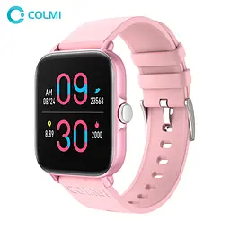 Розумні смарт-годинник Colmi P28 Plus фітнес браслет Pink (17833) - мініатюра 2