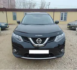 Дефлектор капоту мухобійка Nissan X-Trail (T32) Nissan Rogue 2014-2020 Євро Кріплення (Vip Tuning) - мініатюра 3