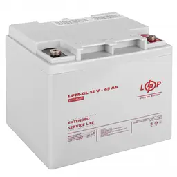Акумулятор LogicPower LPM-GL 12V - 45 Ah GEL - мініатюра 2