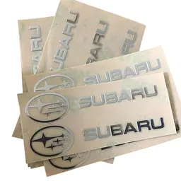 Наклейка з логотипом Subaru метал, на клейкій стрічці 1шт (універсальна)