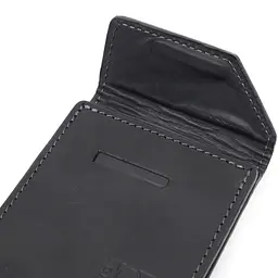 Шкіряний чоловічий гаманець GRANDE PELLE 10х8х0,5 см acs0026936 - мініатюра 3