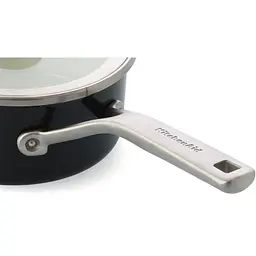 Ківш KitchenAid Steel Core з кришкою 20 см 2.4 л матовий чорний (CC005999-001) - мініатюра 2
