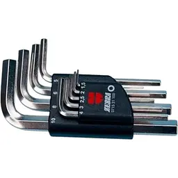Набір ключів Wurth Г-подібних HEX SW1.5-10 mm 9 шт. Zebra (арт. 071531 100) - мініатюра 2