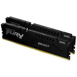 Модуль пам'яті для комп'ютера DDR5 16GB (2x8GB) 6000 MHz Beast Kingston Fury (ex.HyperX) (KF560C36BBEK2-16)