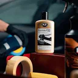 Поліроль кузова паста для полірування K2 Luster Q1 High Cut L1200N 250g Біла - мініатюра 5