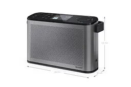 Радіоприймач портативний Sharp DR-P540GY Gray DAB+, FM, Bluetooth - мініатюра 5