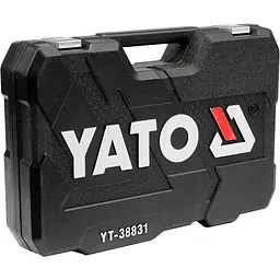 Набір головок торцевих Yato квадрат 1/2", 3/8", 1/4" з інструментами та насадками 111 шт. (YT-38831) - мініатюра 3