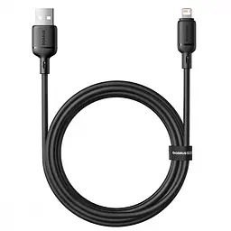 Кабель Baseus Silky Series Fast Charging Lightning 2.4A (2m) black (P10377702113-01) - мініатюра 4