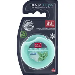 Нитка зубна Splat Professional Dental Floss Mint & Silver з волокнами срібла та м'ятою 30 м - мініатюра 2
