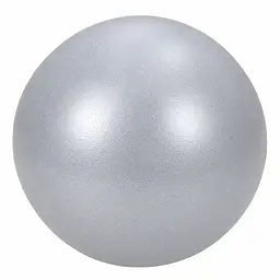 Мяч для фитнеса и пилатеса MS 4503(Silver) серебристый, 22 см, 100 г