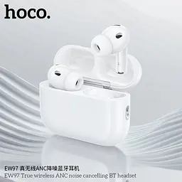 Бездротові навушники TWS HOCO EW97 True wireless ANC noise reduction BT headset White - мініатюра 8
