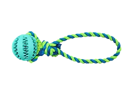 Іграшка для собак Derby Rubber Dog Chew Toy with Rope