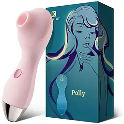 Вакуумний стимулятор KisToy Polly Violet Pink - мініатюра 3
